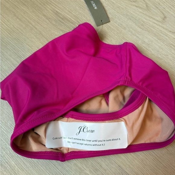 NEW - High-Waisted Pink Bikini Bottom - Picture 4 of 10